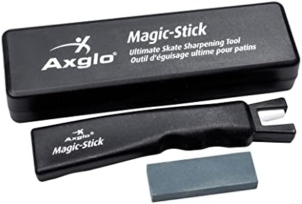 Magic Stick Ice Skate Sharpener | Includes Sharpening Stone | Hockey Skate Skate Sharpener, Sharpen and Restore Blade Edges, Hockey Accessories, Storage Case provided