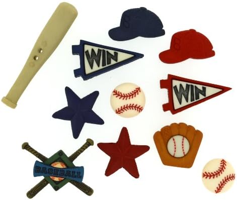 Dress It Up Baseball Buttons, Varies