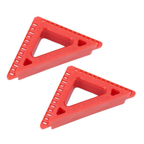 Aumotop Marco de Puerta de Carpintería y Molduras Revelan Plantilla Herramienta Compensación Eficiente para Espacio Consistente Tamaño Compacto para Carpinteros Principiantes y Experimentados 2 Piezas