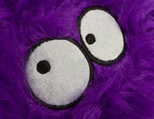 Godog Furballz Squeaky Plush Ball Dog Toy, Chew Guard Technology - Purple, Large #TOP2