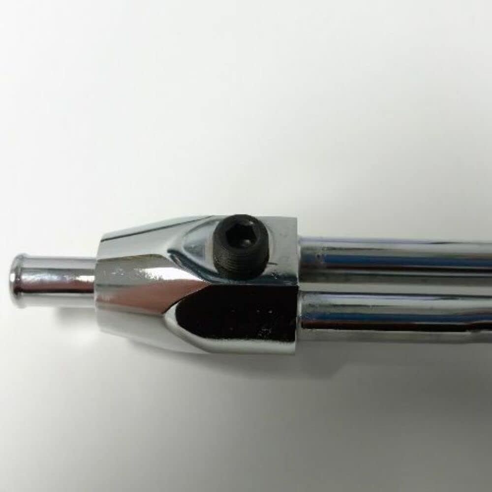 Chrome 3/8" Fuel Line For Holley 3310 Series Carbs