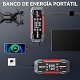 8000A Jump Starter Power Pack with Air Compressor, 14 in 1 Car Battery Jump Starter with 45W Quick Charger,(All Gas/14L Diesel),150PSI Tire Inflator & Air Inflator/Deflator Pump - Image 6