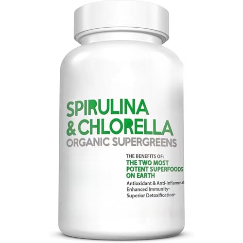 Espirulina - Chlorella - Ayuda con una poderosa desintoxicación, aumenta la energía y mantiene un sistema inmunológico saludable