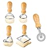 Stampo per Ravioli, 5 Pezzi Taglia Ravioli, Timbri per Ravioli e Taglierina per Ravioli, Taglia Ravioli per Ravioli Pasta e Biscotti