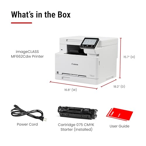 Canon Color imageCLASS MF662Cdw - Wireless Duplex Laser Printer with Copier, Scanner, 3 Year Limited Warranty, 26 PPM - image 8