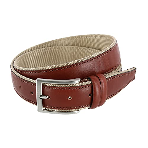 Trafalgar The Back Nine 35mm Full Grain Leather with Nylon Lining Casual Golf Belt