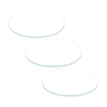 HARFINGTON 3pcs AR-Coating Watch Lens 30mmx1.5mm Round Flat Mineral Watch Crystal Glass