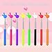 Mini Finger Pointer Sticks for Classroom, Retractable Teacher Hand Pointer, Telescopic Finger Pointer for Kids Reading & School Presentation Supplies​ (Multicolored, 8 PCS)