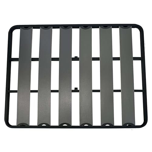 Miniatura 3 de Miroytengo Somier 135x190 Cm Balda Ancha, Tubo De Acero 40x30 Mm, Refuerzo Central, Láminas De Chopo-Flex Con 4 Patas
