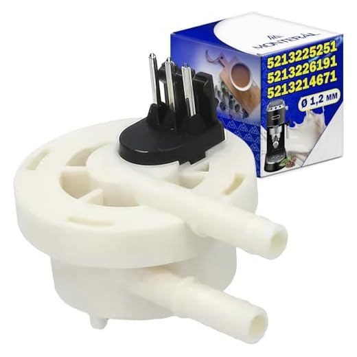 MONTERAL Durchflussmesser Wasser für Kaffeevollautomat Ø 1,2 mm 974-9541-A mit dem Originalcode 5213225251 5213226191 5213214671 für DeLonghi - Garantie 10 Jahre