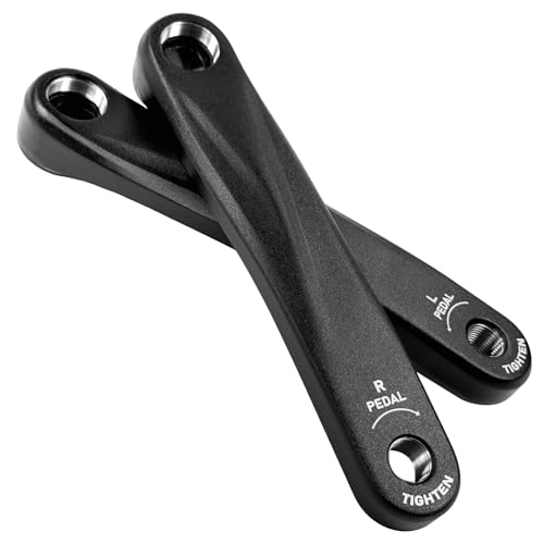 PATHGNAR Bike Crank Arm in Square Hole,Black 170MM Crank Arm