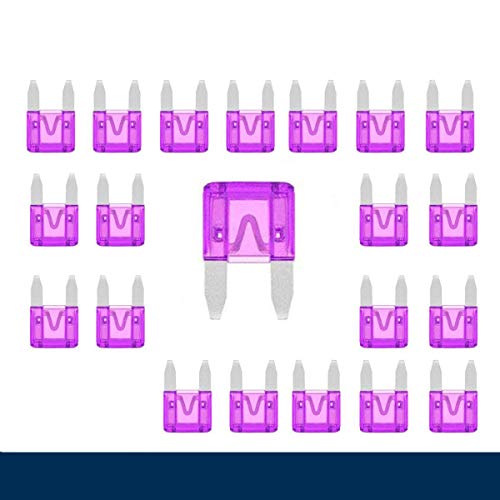 Kodobo 100 Pack Auto Fuses 35 AMP APM ATM 32V Mini Blade Style Fuses 35A Short Circuit Protection Car Fuse - 100Pack