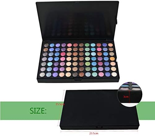 Eyeshadow Palette, Netspower 252 Colors Eye Shadows Makeup Palette Professional Eyes Makeup Kit 3 Layer Cosmetics Box Pressed Pigment Smooth Power Shimmer Colour For Make Up Practice Party Daily Use