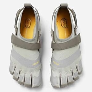 Vibram Tênis aquático masculino FiveFingers V-Aqua, Cinza, 11.5-12
