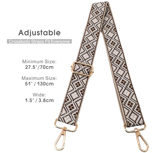 Image of Replacement Purse Strap Shoulder Strap Adjustable Crossbody Strap for Women Crossbody Wide Shoulder Bag