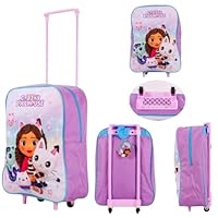 Style Smart Kids Folding Trolley Bag | 16-Inch Lightweight Rolling Suitcase for Boys & Girls | Foldable School & Travel Kid Luggage with Adjustable Handle