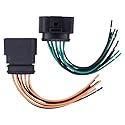 Scheinwerfer Stecker Lampe Kabelbaum Adapter Kabel Hauptscheinwerfer Anschluss Buchse Reparatursatz für A2 8Z A3 8P A3 8L A4 B5 B6 A4 B7 A5 8T A6 C5 4B A8 D2 A8 D3 4E Allroad C5 Q5 8R Q7 4L TT 8N 8J