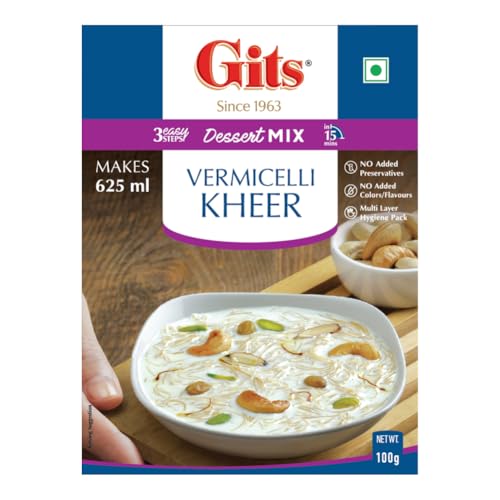 Image of Gits Vermicelli Kheer Dessert Mix, Pure Veg, 100g