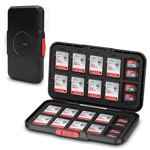 Portfel na karty pamięci Pop Up Style, 60 przegródek, przenośny organizator dla sd SDHC SDXC i Micro SD karta