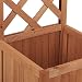 Relaxdays Soporte Plantas con Soporte para Trepadora, Madera, Natural, 147 x 38...