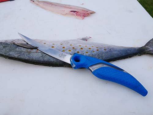 Cuda Conjunto de 6 facas para filete de peixe com afiador (18133)