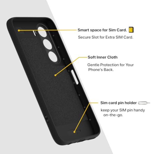 Image of Outlouders Back Cover for Realme C100x | Full Camera Protection | TPU Soft Flexible Shockproof Bumper Case (Black)