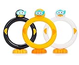 haomsj Swimming Diving Pool Ring Toys for Kids 3pcs Dive Duck Rings Toys,Summer Underwater Sinking P