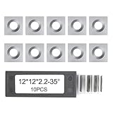 VRTYVEYBB 10pcs Piazza Carburo Inserti Lame 12x12x2.2mm Ricambio Per La Lavorazione Del Legno Inserti In Carburo CNC Lavorazione Dei Metalli Strumenti di Produzione