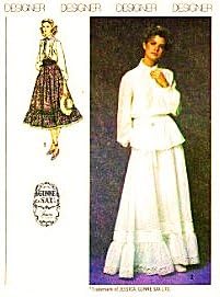 Simplicity 8907 Misses Gunne Sax Skirt and Blouse Sewing Pattern Vintage 1979, Check Listings for Size