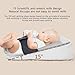 Louatui Anti Roll Newborn Baby Wedge Pillow, Baby Support Wedge Pillow Help Feeding, Sleeping, Baby Reflux Wedge Nursing Pillow