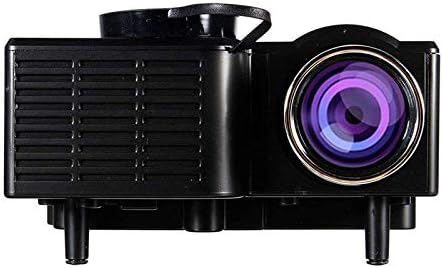 Side view of the UNIC UC28+ projector showing input ports