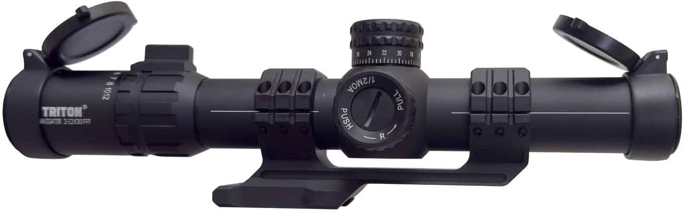 Triton Navigator V2 2-12x30 First Focal Plane MPVO with Illuminated C5 Circle Dot BDC Reticle
