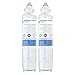 2x LG LT800P, ADQ73613401 / Kenmore Elite 46-9490 Water Filter for Refrigerator by Refresh - fits LG ADQ73613401, Kenmore 9490, 469490, ADQ73613402