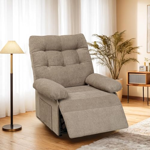 Sillón eléctrico reclinable con masaje y calor negro