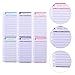 IDEANATEGRATE Budget Tracker Sheets Holes for Cash Ledger Book Expense Organizer Wallet Planner Bill Organizer