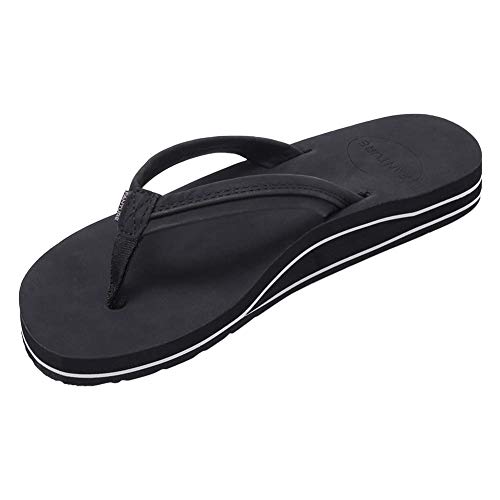 FANTURE Womens Sandals Arch Support Flip Flops with Wide Strap Comfort Orthotic Walk Thong Style Casual Slipper Indoor and Outdoor Shoes-U420SCHTXN-Black-8 FANTURE Womens Sandals Arch Support Flip Flops with Wide Strap Comfort Orthotic Walk Thong Style Casual Slipper Indoor and Outdoor Shoes-U420SCHTXN-Black-8