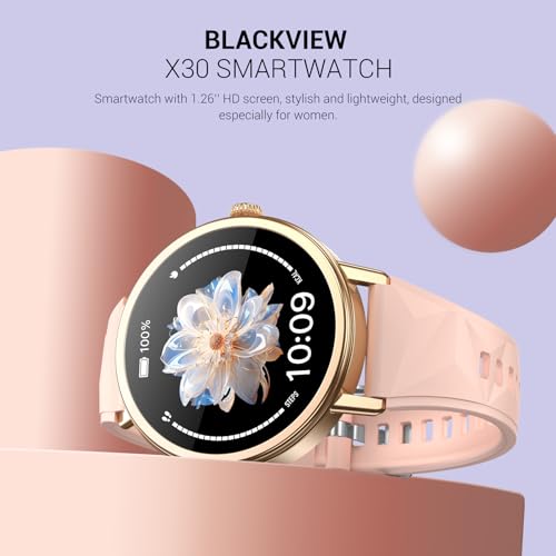 Blackview Smart Watches for Women (Answer/Make Calls),1.26''HD Fitness Watch with AI Voice/Heart Rate/SpO2/Sleep Monitor/2 Bands, 100+ Sports Modes, IP68 Waterproof Smartwatch for Android/iPhone by Blackview - Used condition - Image 6