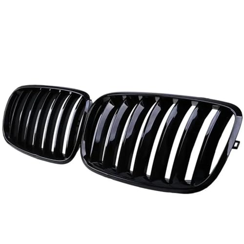 Rejilla delantera negra brillante para parachoques X5 E70 y X6 E71 2007 a 2013 51137157687