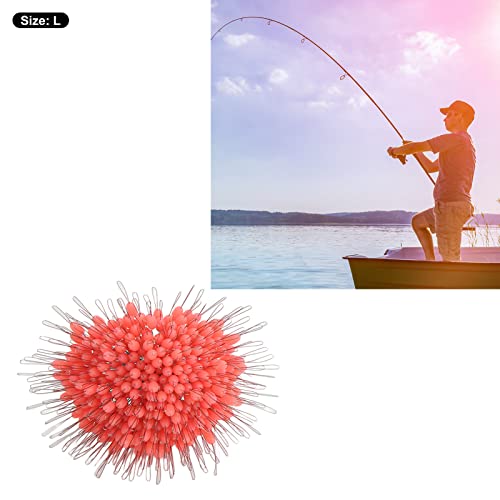 Bobber Stoppers, linha de pesca portátil sensível ao silicone Posicionamento preciso para riachos(L)