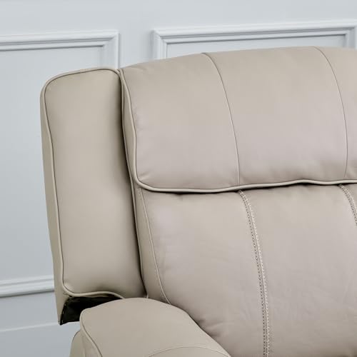 Image of Home Centre | Torino | Electric Recliner | Half Leather | Solid Wood | Recliner Sets | Grey | 2 Years Warranty