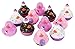 WAYPOR Valentine’s Day 12 Sweet Treat Cupcake Ice Cream Rubber Duckies, Super Cute Fun Novelty Ducks, Assorted Colors & Design, Perfect for Valentine’s Day or Any Holiday Decorations, (12 Pack)