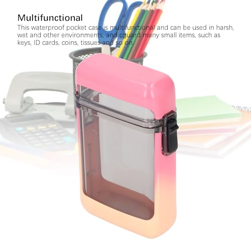 Estuche de bolsillo hermético para organizar credenciales sin perder visibilidad en el trabajo 3