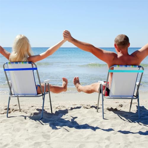XIABYAYU Strandtuchhalter Clips, Handtuchbänder für Strandliegen, 4 Stück Elastischer Strandtuchhalter, Elastisch, Strandtuchhalter Handtuchbänder, Strandzubehör für Sommer Strand, Stuhl, Pool (Blau)