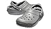 Crocs unisex adult Classic Lined | Warm and Fuzzy Slippers Clog, Slate Grey/Smoke, 7 Women 5 Men US