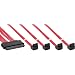 Produktbild InLine 27605W SAS gewinkelt Anschlusskabel interne SFF-8484 auf 4X SATA 0,5m