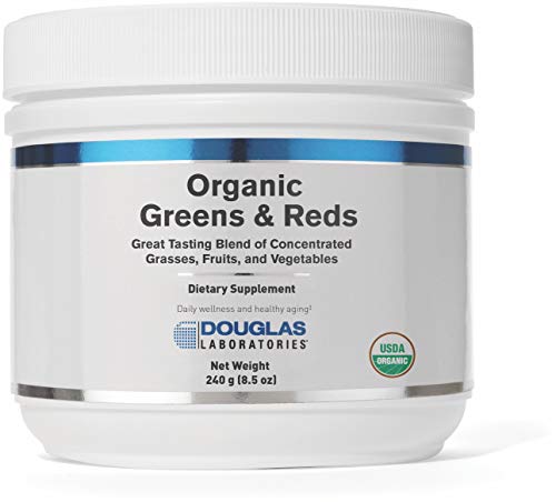 Douglas Laboratories Organic Greens and Reds Powder | Supplement for Immune Support, Gut, Antioxidants, and Gastrointestinal Health* | 240 Grams