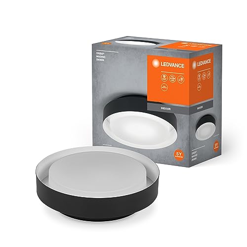 Preisvergleich Produktbild Ledvance Deckenleuchte LED ORBIS MADRID 29cm 2xE27, schwarz