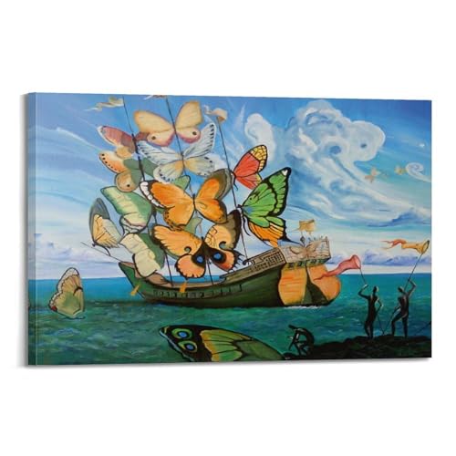 Toile Salvador Dali 40x60 cm pour habiller un mur vide de salon