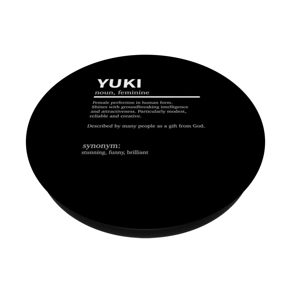 Amazon.com: Definición Yuki Nombre Yuki Primer Nombre PopSockets