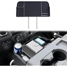 2026 Upgrade Front Center Seat Headrest Organizer Compatible with 2011-2025 2026 Ford F150 F250 F350 F450 F550 F650 Accessories, Coin Container Storage Box with Non-Slip Silicone Mat Jump Seat Only